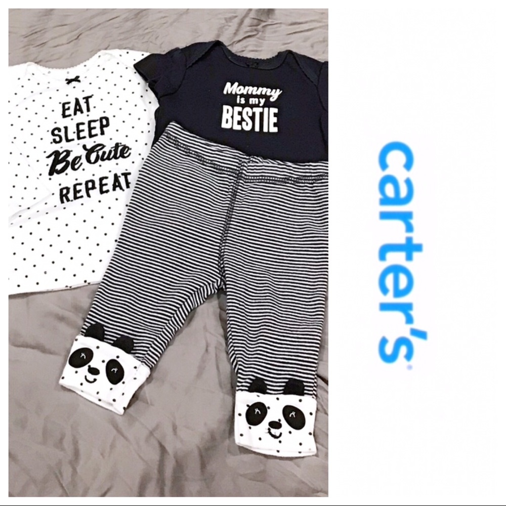🔴SOLD🔴 Carter’s Panda Outfit